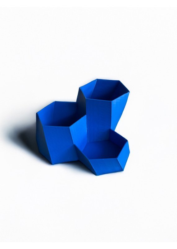 3 Bölmeli Kalemlik - 3D Garajı