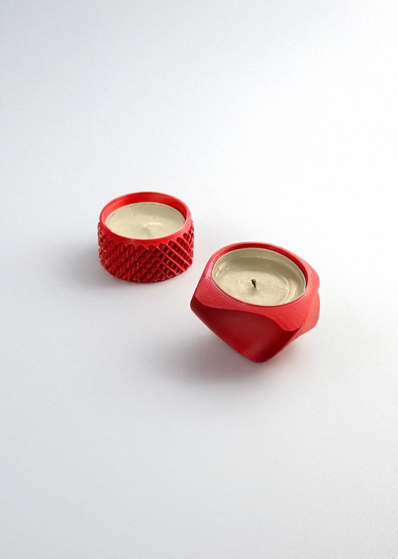 Wave İkili Mumluk Seti - 3D Garajı